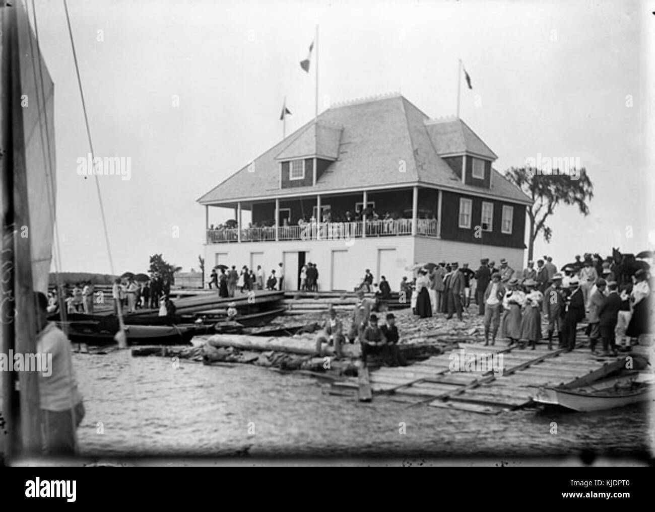 Britannia Boating Club now Britannia Yacht Club 1896 by William James