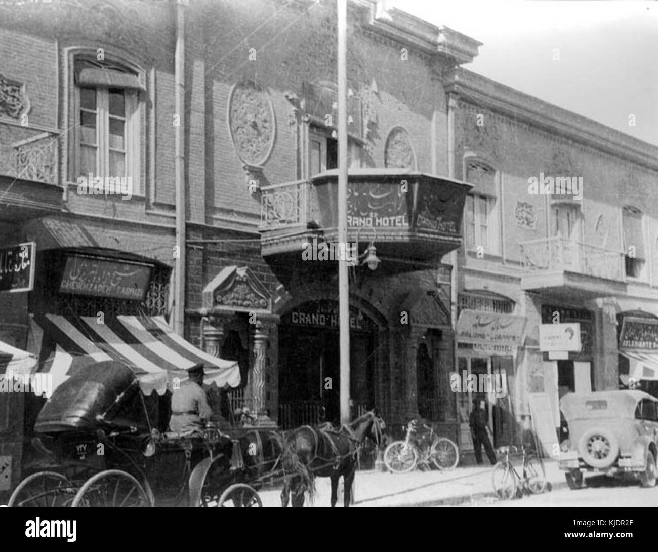Tehran Grand Hotel 1900s Stock Photo Alamy