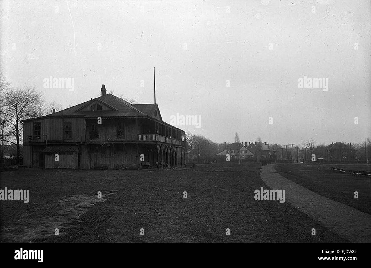 Rosedale field clubhouse f1231 it0615 Stock Photo Alamy