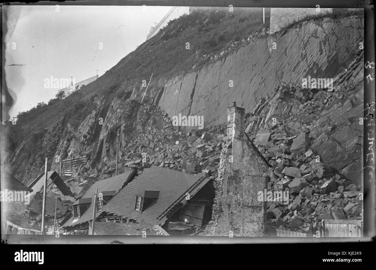 Eboulement Quebec 1889 Wurtele P546D1P01 Stock Photo Alamy