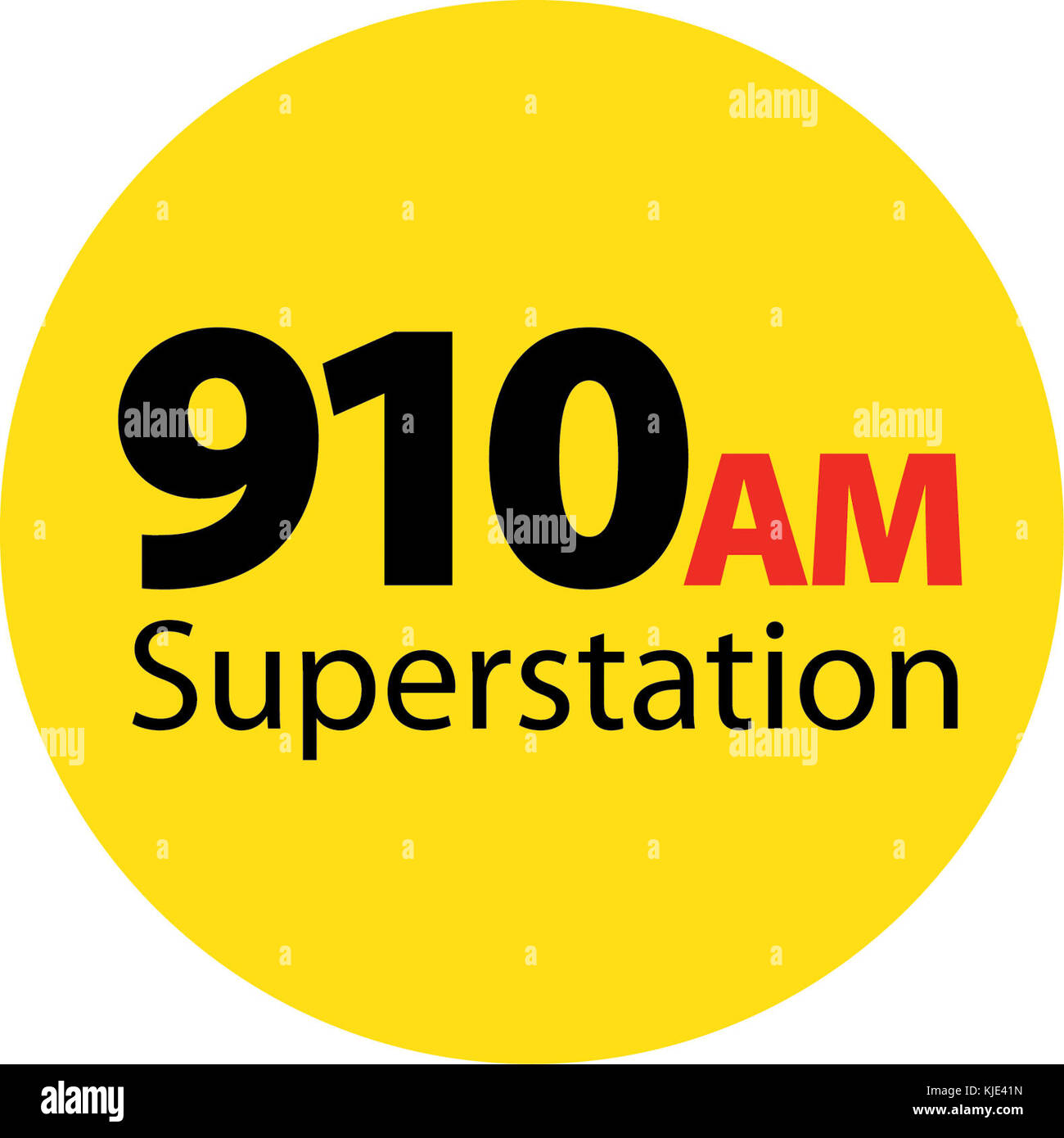 910 AM logo final highres Stock Photo - Alamy