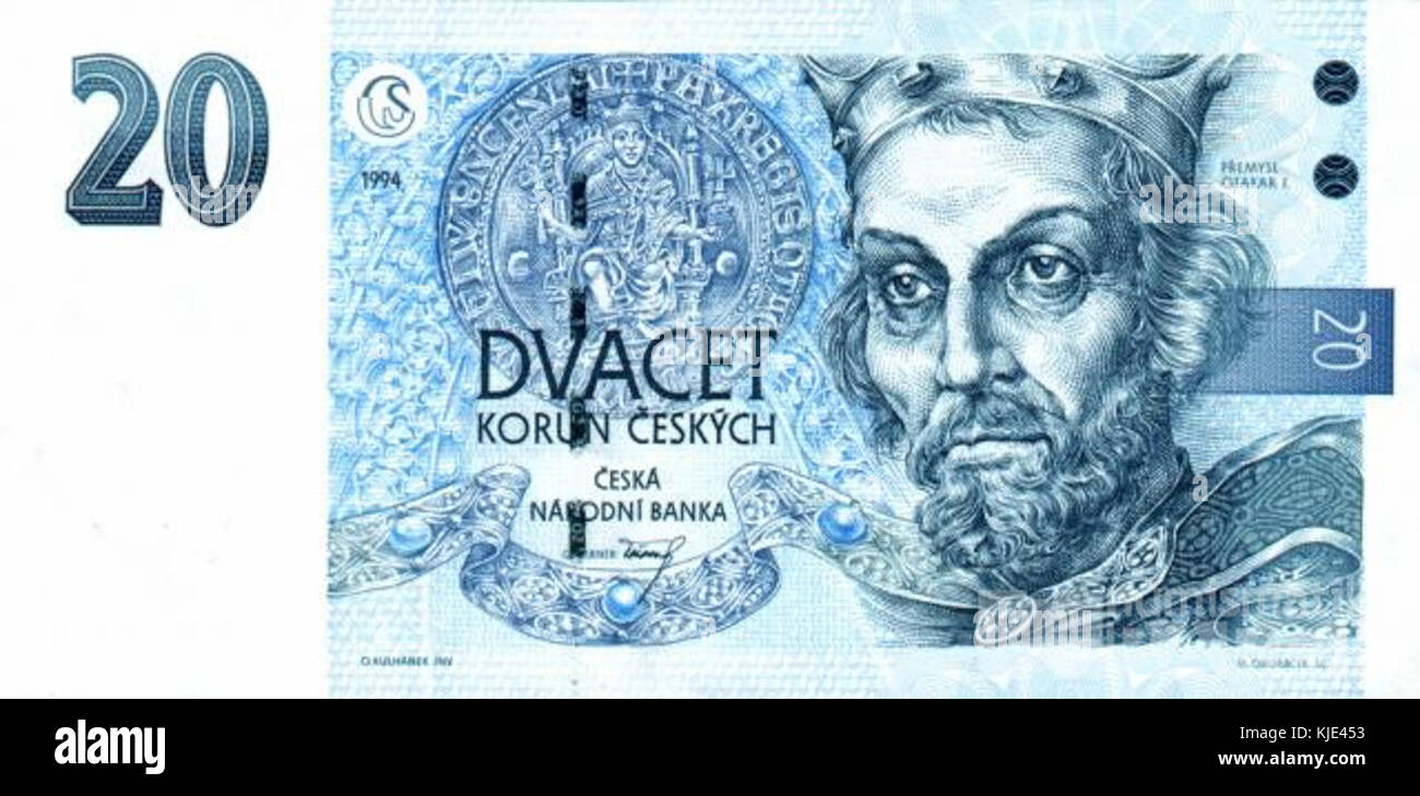 Czech crown coin hi-res stock photography and images - Alamy