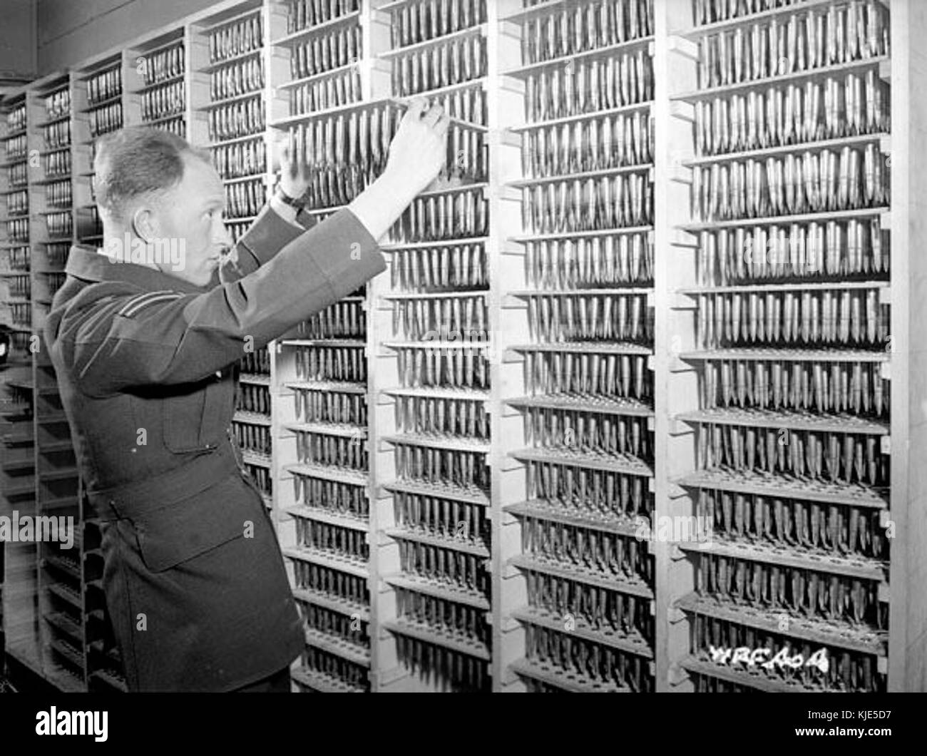 RCAF Jarvis Ammunition Stores Stock Photo