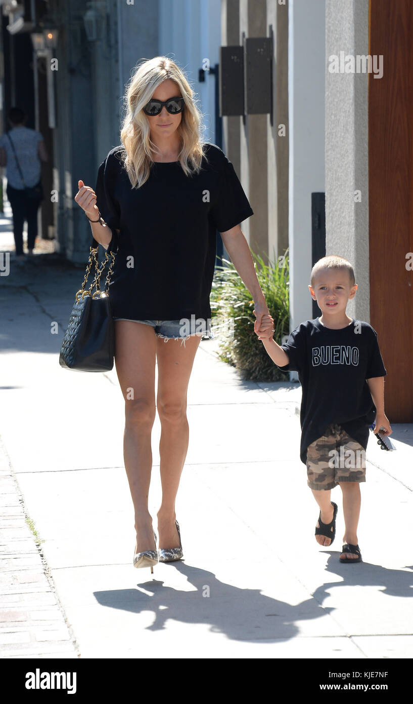 WEST HOLLYWOOD, CA JULY 27 Kristin Cavallari and son Camden Jack
