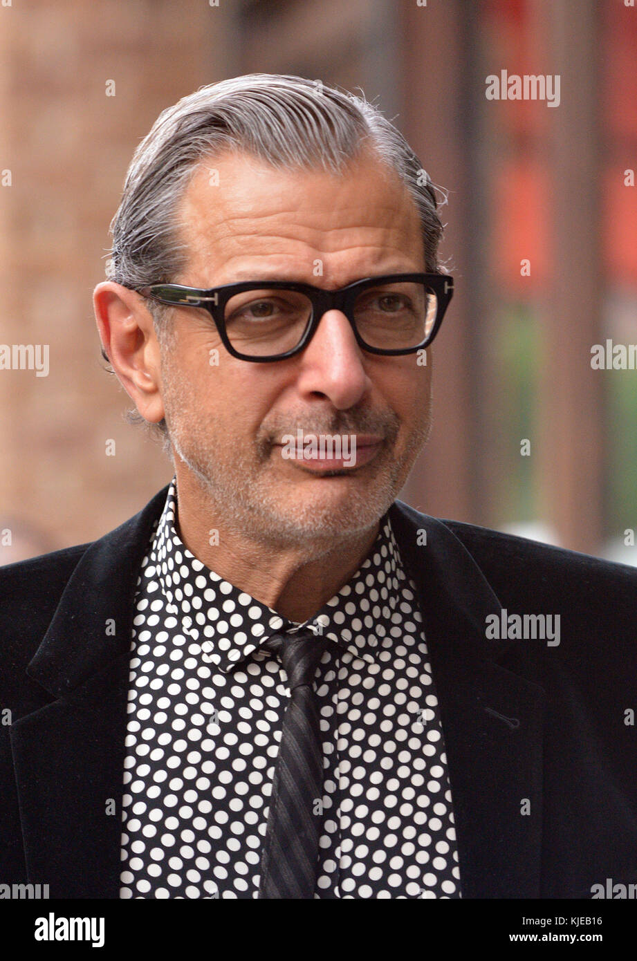 New York Ny June 15 Actor Jeff Goldblum Looks Like He Is Trying To Stay Young Just A Little To Hard As He Arrives At A Downtown Hotel Wearing A Skinny