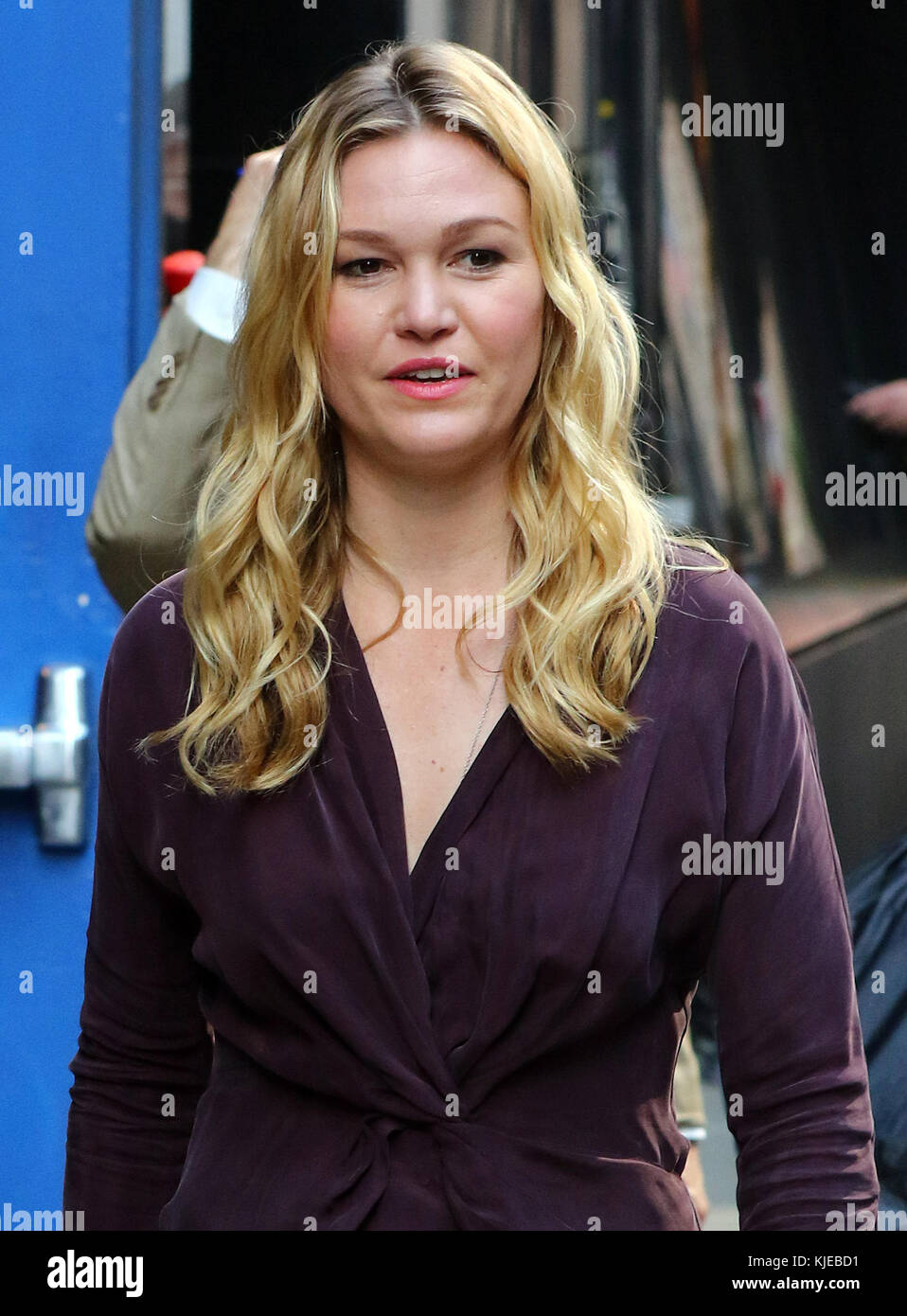 New York Ny June 02 Julia Stiles Seen Out At Good Morning