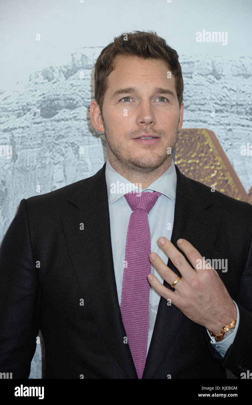 NEW YORK, NY SEPTEMBER 19 Chris Pratt attends 'The Magnificent Seven