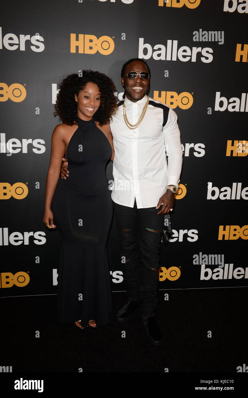 MIAMI BEACH, FL JULY 14 Dule Hill attends the HBO Ballers Season 2