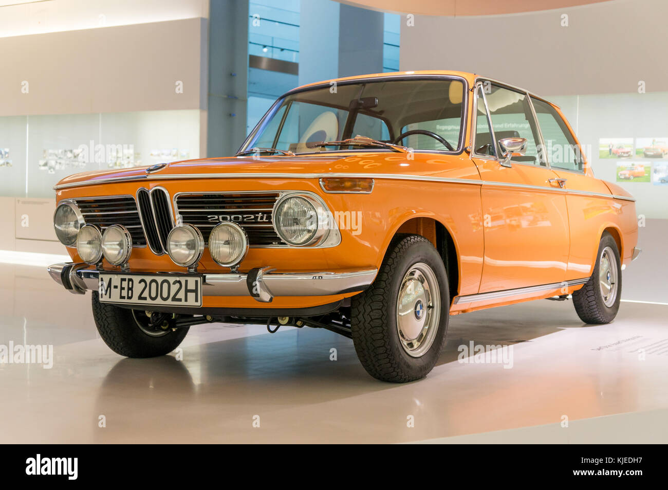 Munich, Germany March 10, 2016 collection of classical cars on