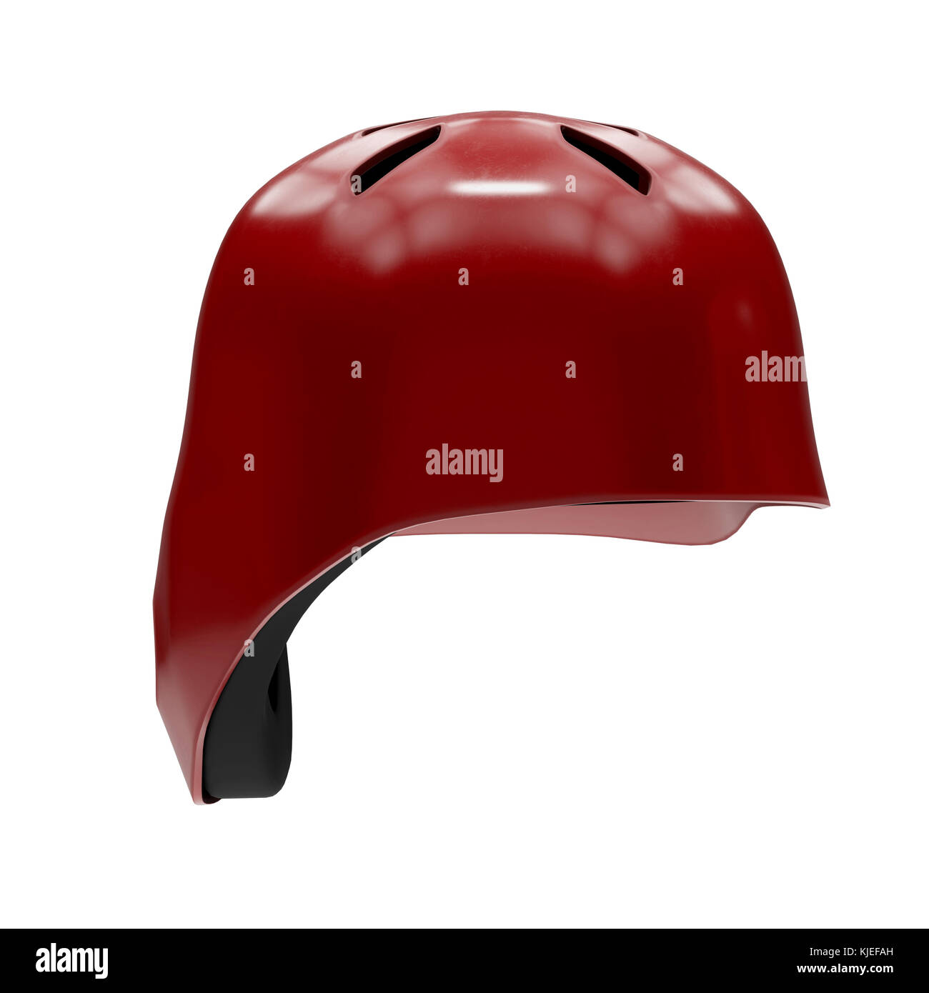 Baseball batting helmet with one ear protect Stock Photo Alamy