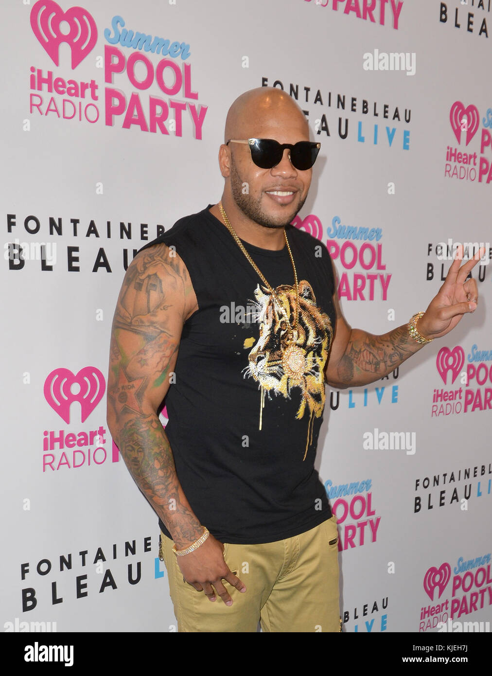 MIAMI BEACH, FL - MAY 21: Flo Rida attends 2016 iHeartRadio Summer Pool ...
