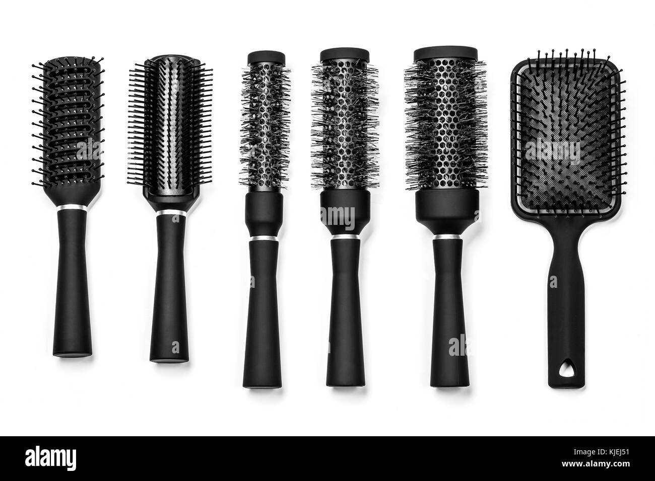Professional hairdresser tools, isolated on white background Stock Photo