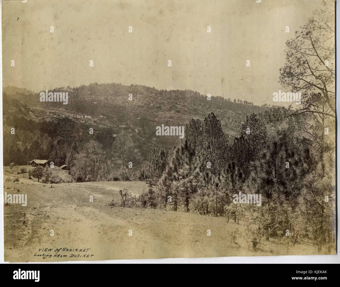 Ranikhet, Uttarakhand in the 1880s Stock Photo