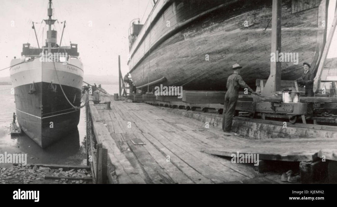 Chantier A.C. Davie Stock Photo Alamy