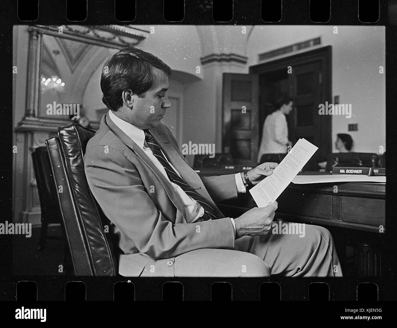 Representative John Boehner in 1993 Stock Photo