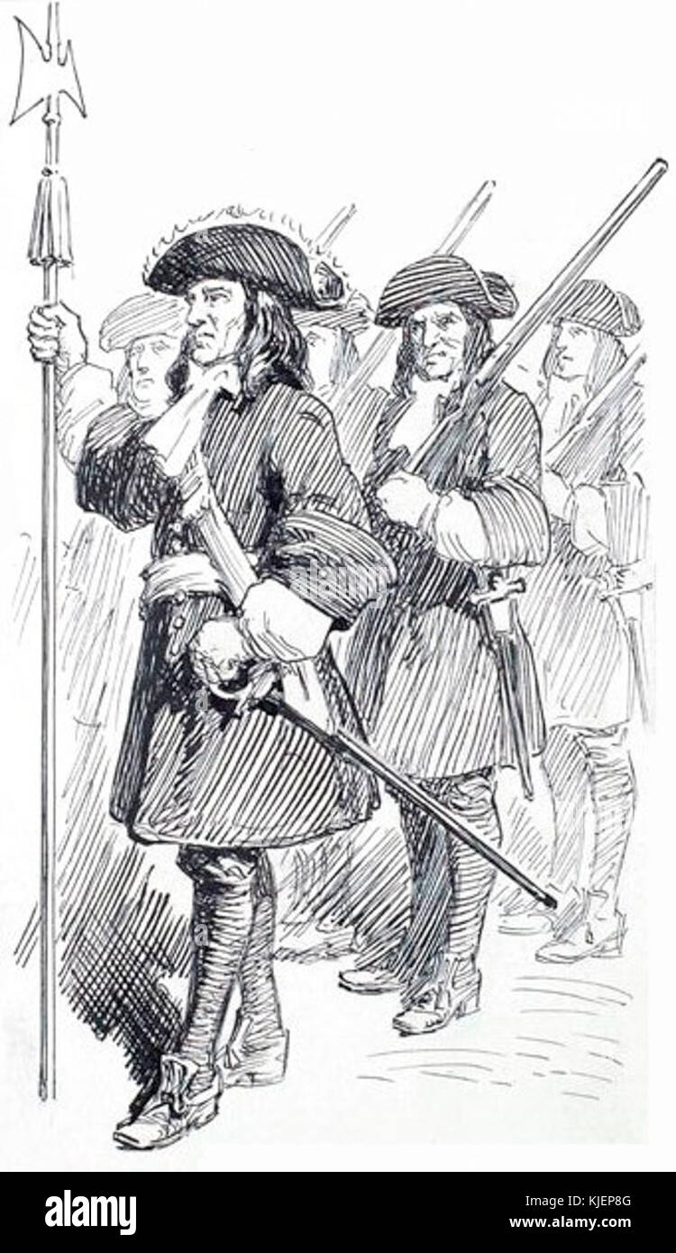 Officer and Men of the Carignan Salieres Regiment Stock Photo Alamy