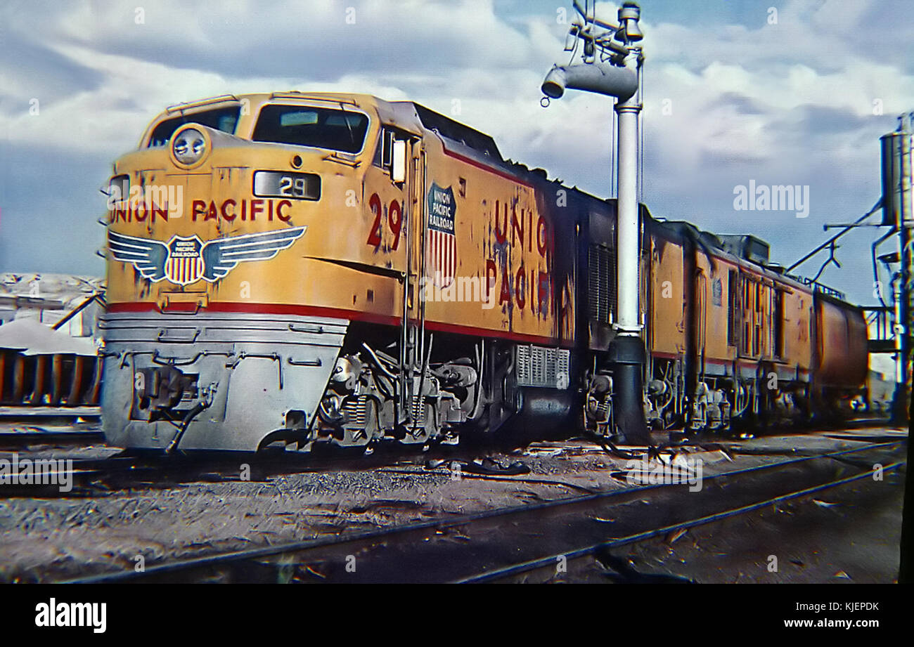 Union pacific freight train hi-res stock photography and images
