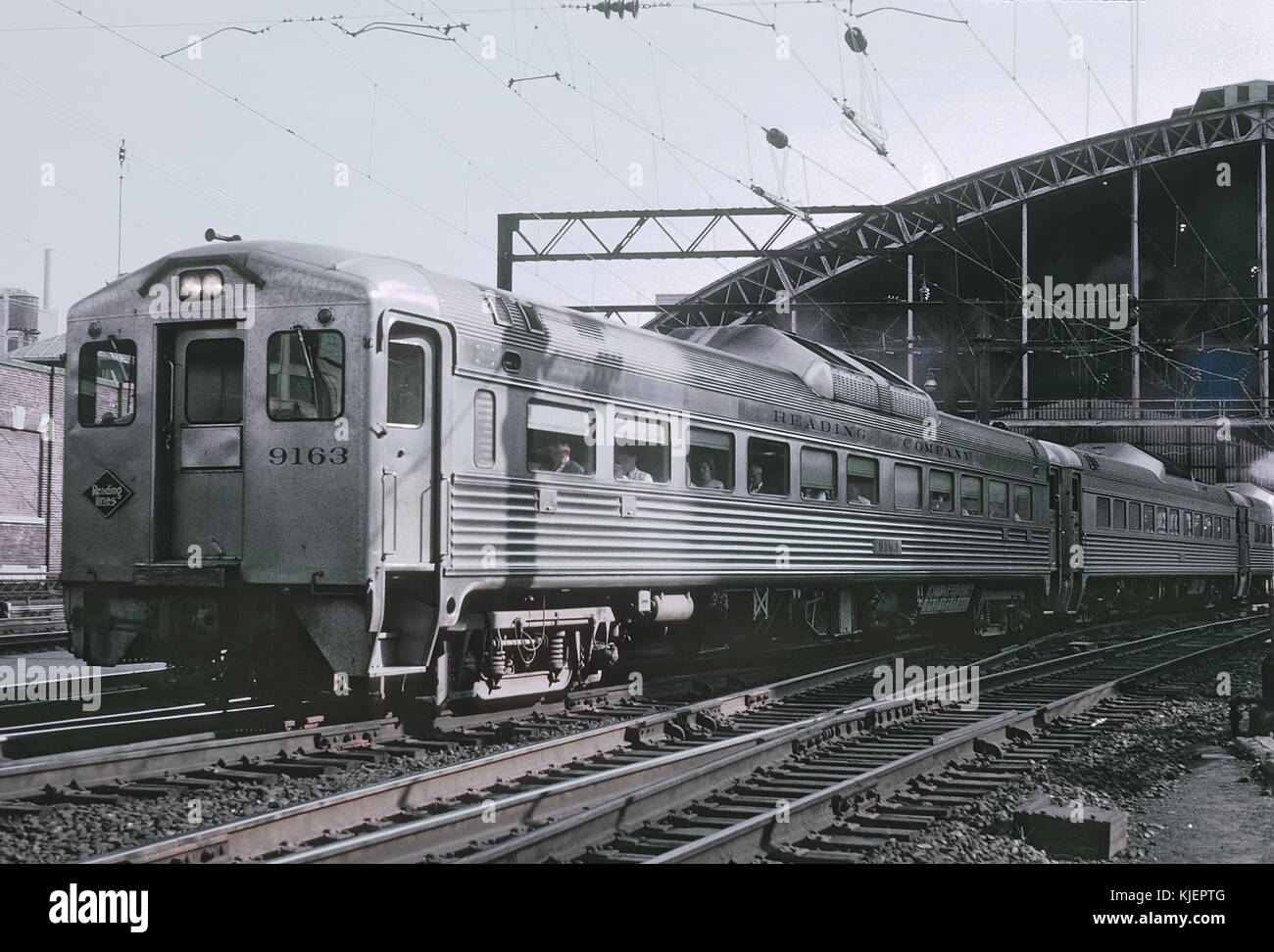 Reading 9163 (RDC) Philadelphia in September 1964 (22262585688) Stock Photo