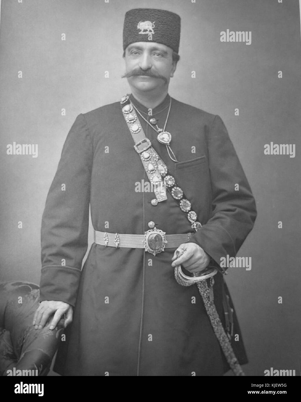 Naser al Din Shah Qajar 3 Stock Photo 166284204 Alamy