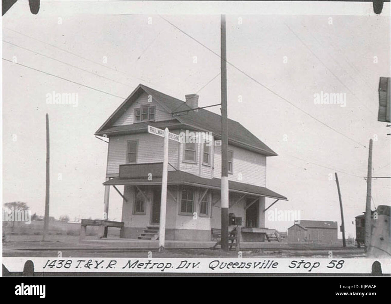 Queensville stn 1923 Stock Photo Alamy