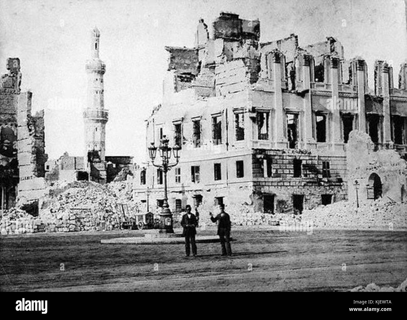 British Bombardment of Alexandria 1882 2 Stock Photo Alamy