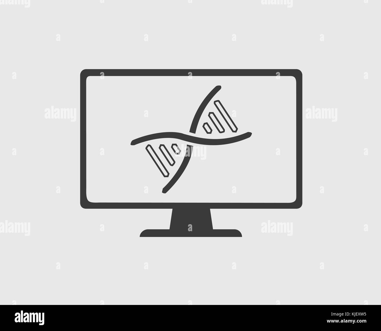 Genetic engineering concept icon Black and White Stock Photos & Images ...