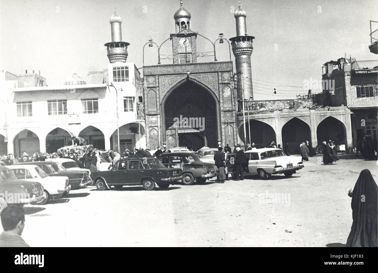 Imam Husayn and abbas Shrine in Karbala (150456808) Stock Photo