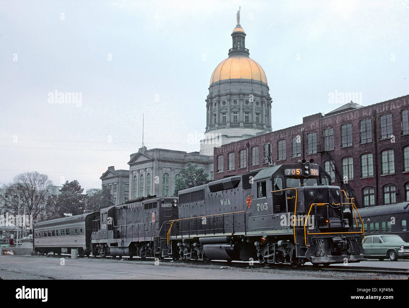 Railroad Train 2 at Hunter Street Station, Atlanta, GA on