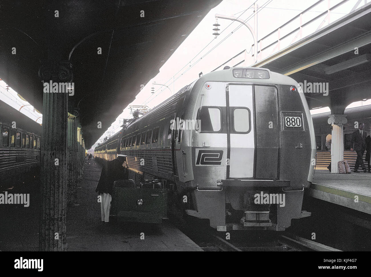 Penn Central Train 2000, The Metroliner Inaugural Run waiting to depart