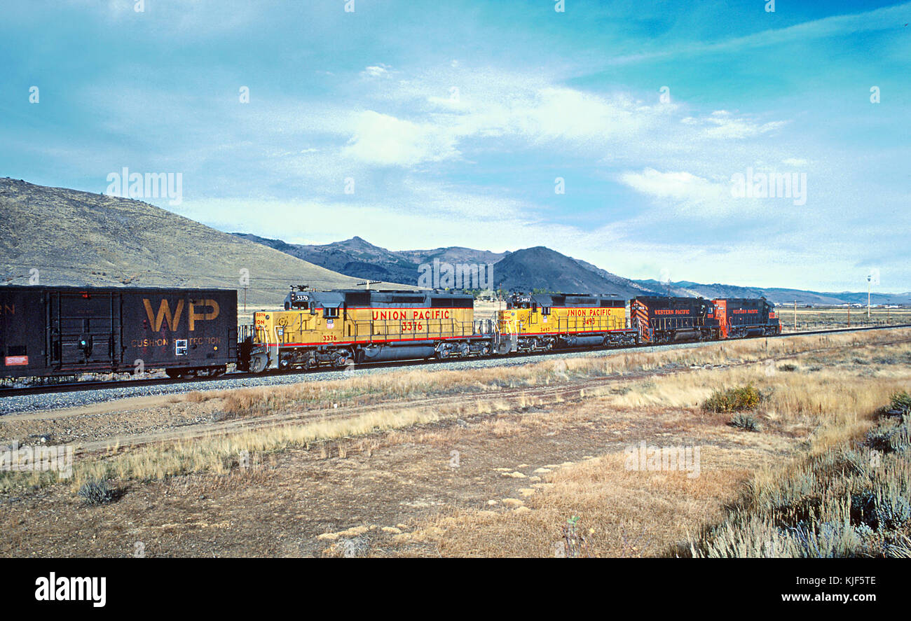 Union pacific up locomotives hi-res stock photography and images
