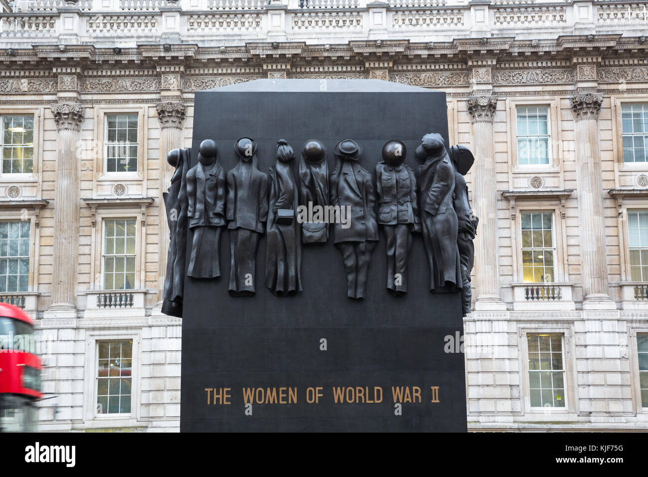 Monument to the Women of World War II - Whitehall - London, UK Stock ...