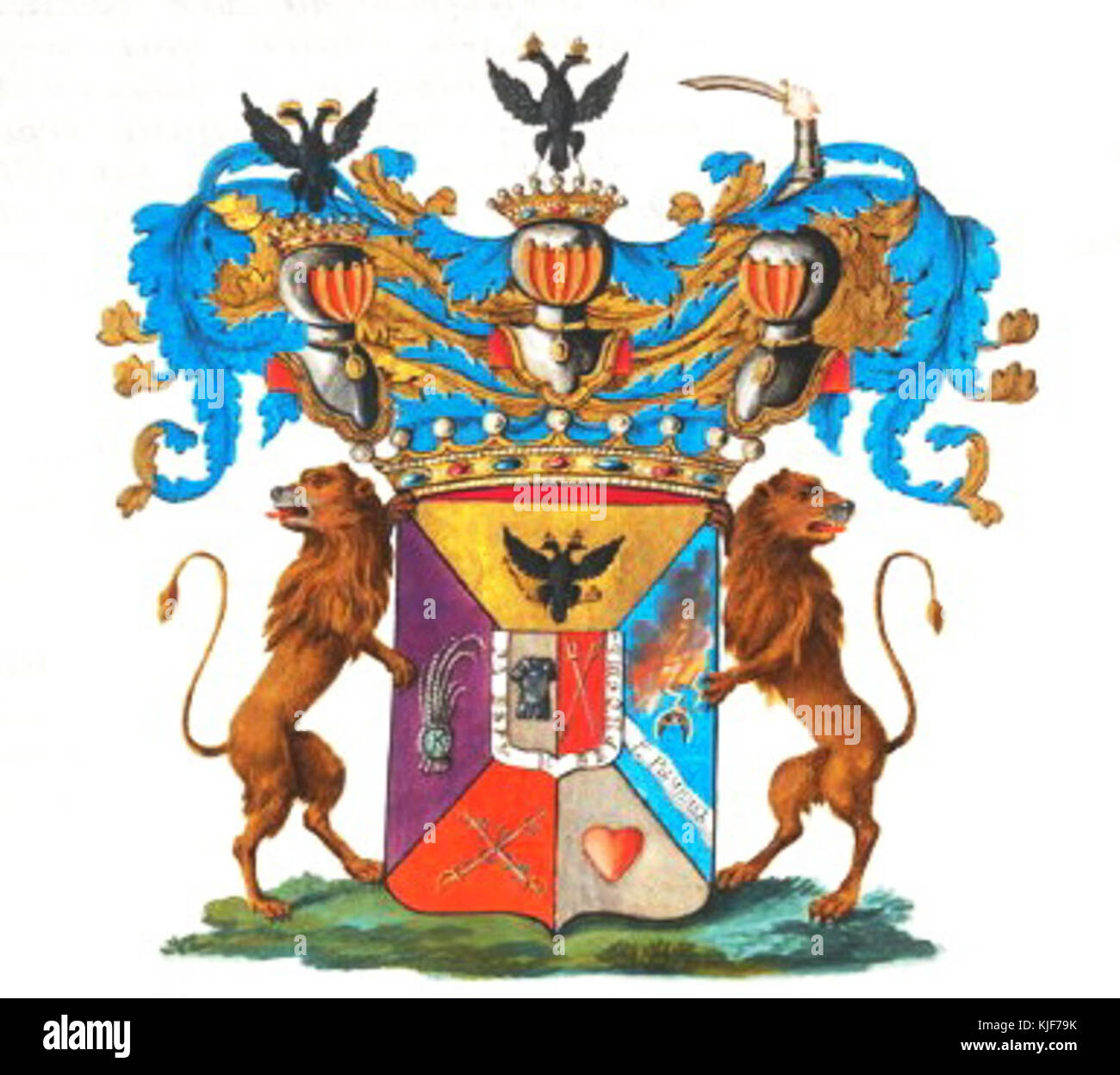 Suvo Rov Suvorov coat of arms hi-res stock photography and images - Alamy