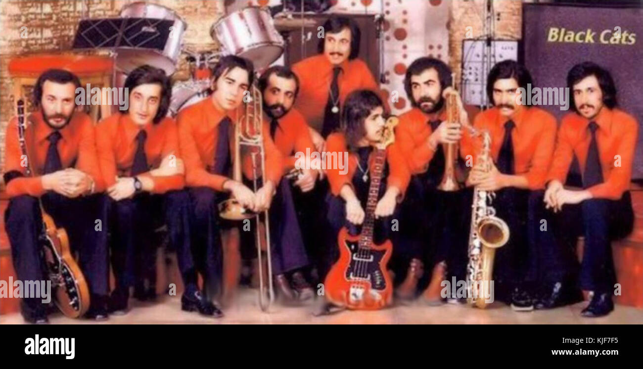 Black Cats (Band)   1960's Stock Photo