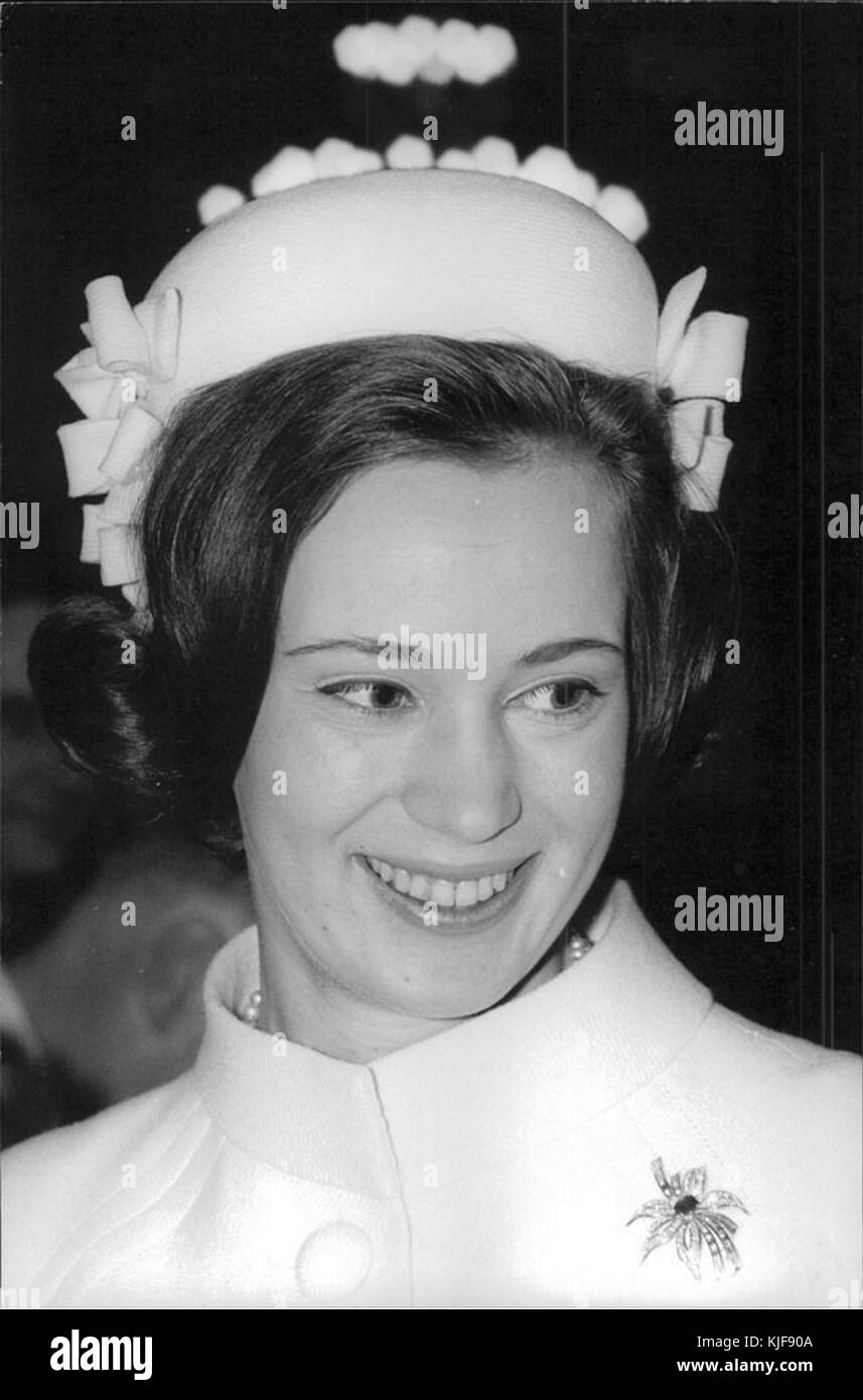A candid photo of Princess Benedikte of Denmark January 30 1968 352039279254 Stock Photo
