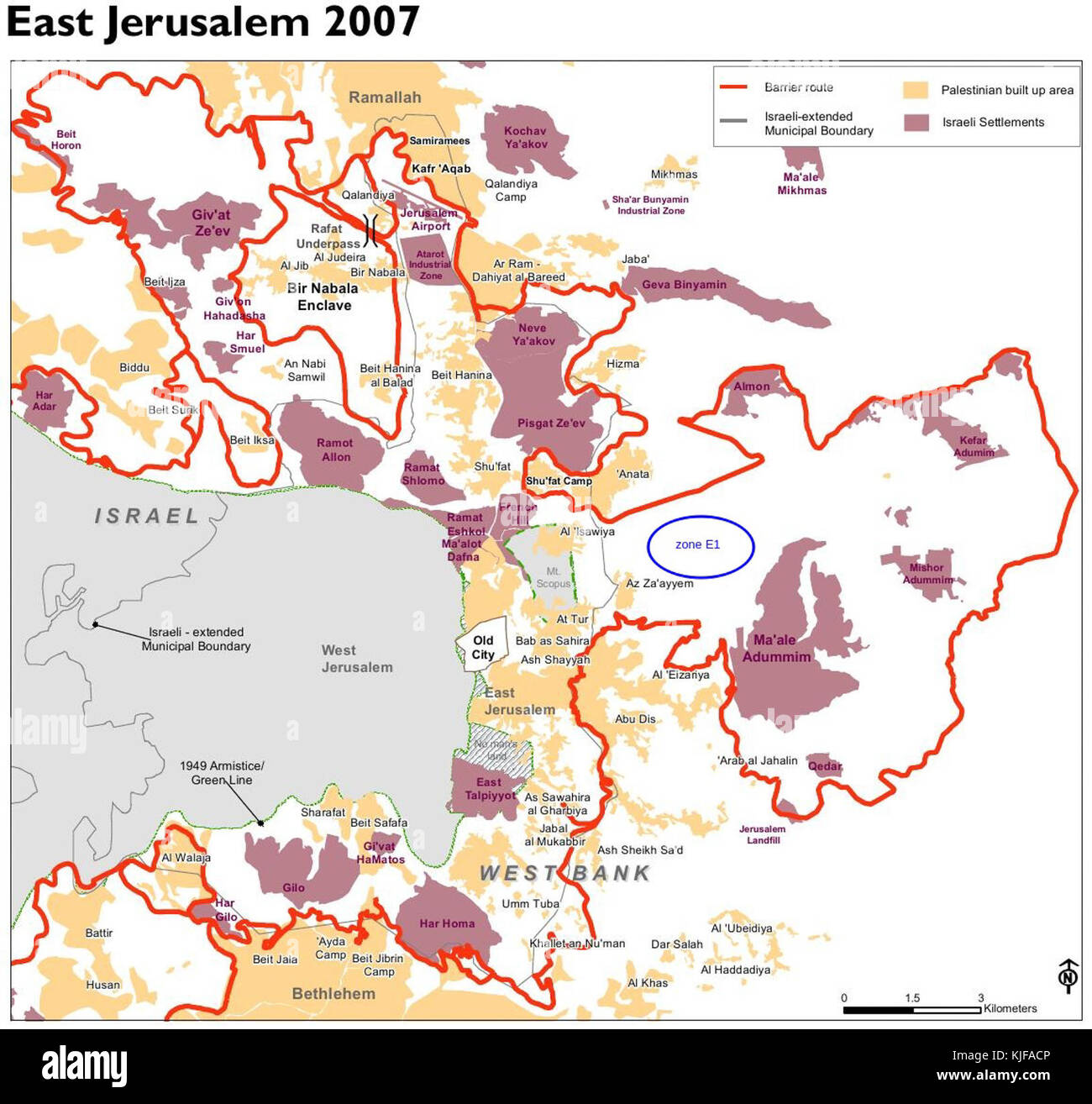 Zone e1 emplacement approximatif Stock Photo Alamy