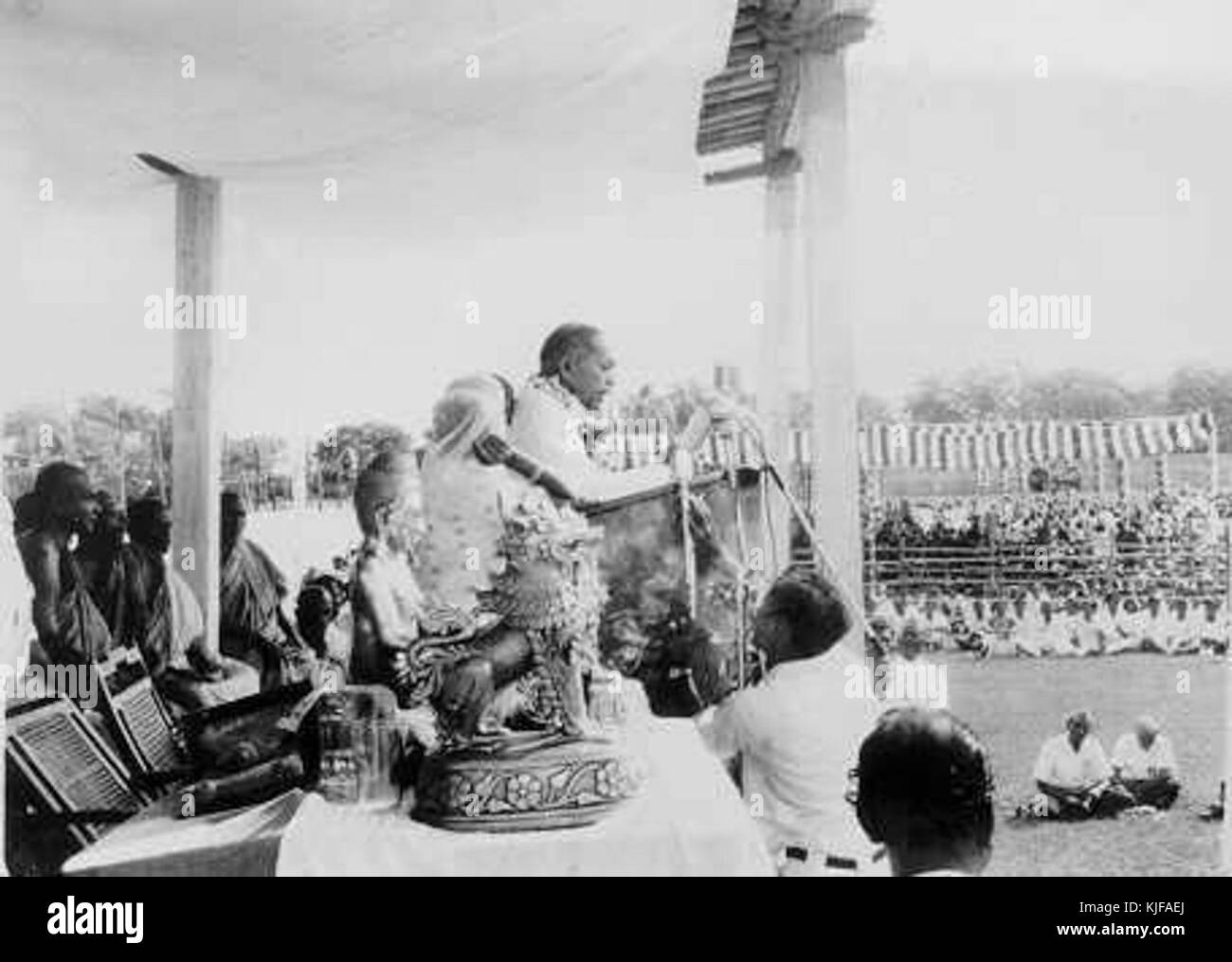 Dr. Ambedkar delivering speech during conversion Stock Photo