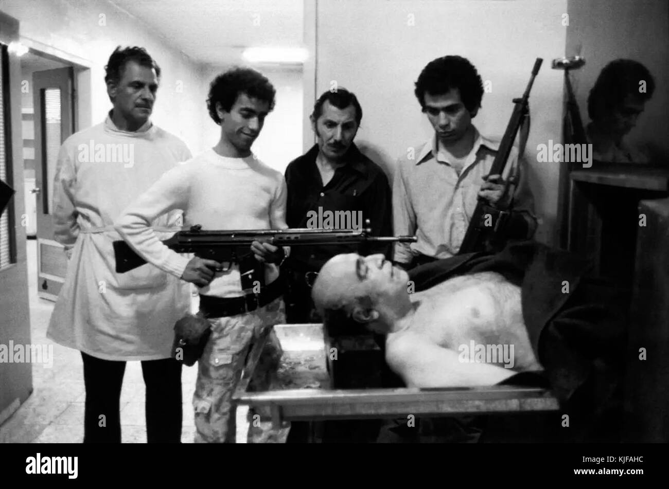 Amir Abbas Hoveyda body after execution Stock Photo