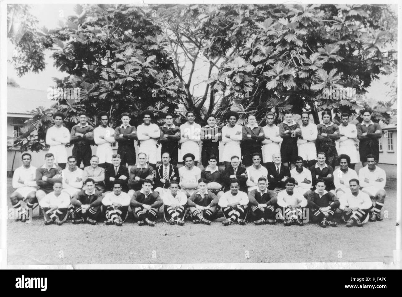 1948 Fiji rugby union team Stock Photo Alamy