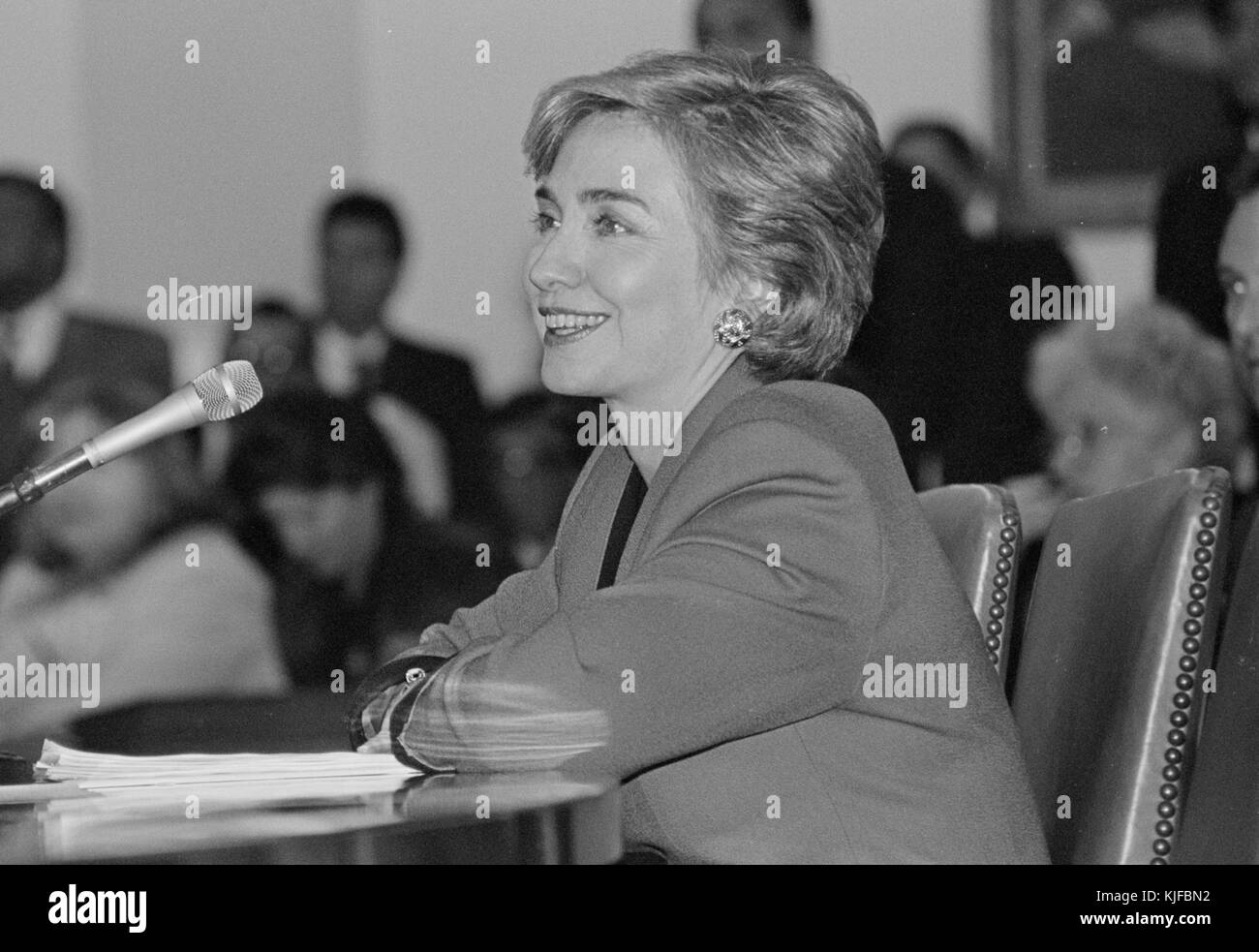 Hillary clinton Black and White Stock Photos & Images - Alamy