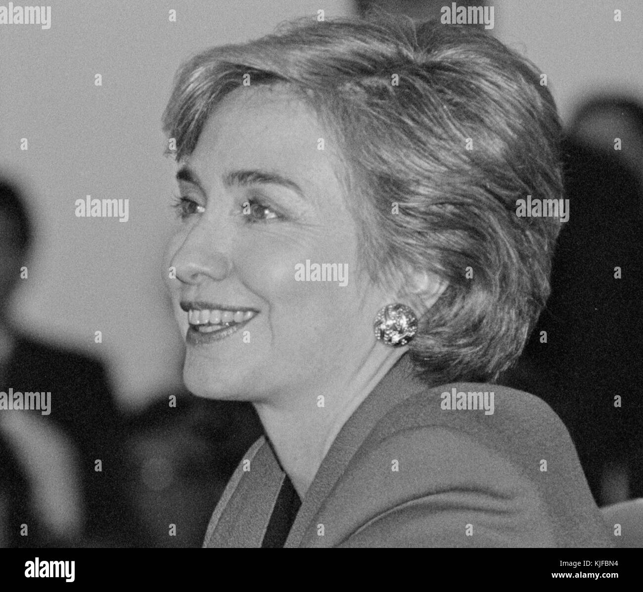 Hillary Clinton healthcare presentation 53520u (cropped3 Stock Photo ...