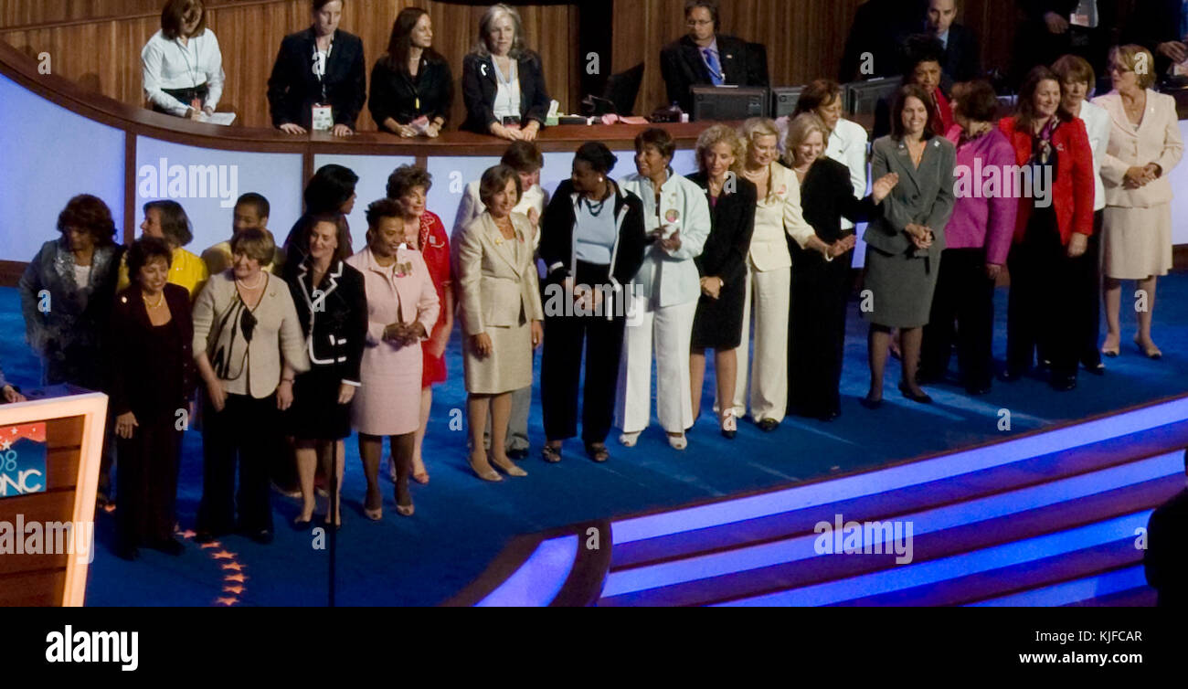 Congresswomen At 2008 DNC (B Stock Photo - Alamy