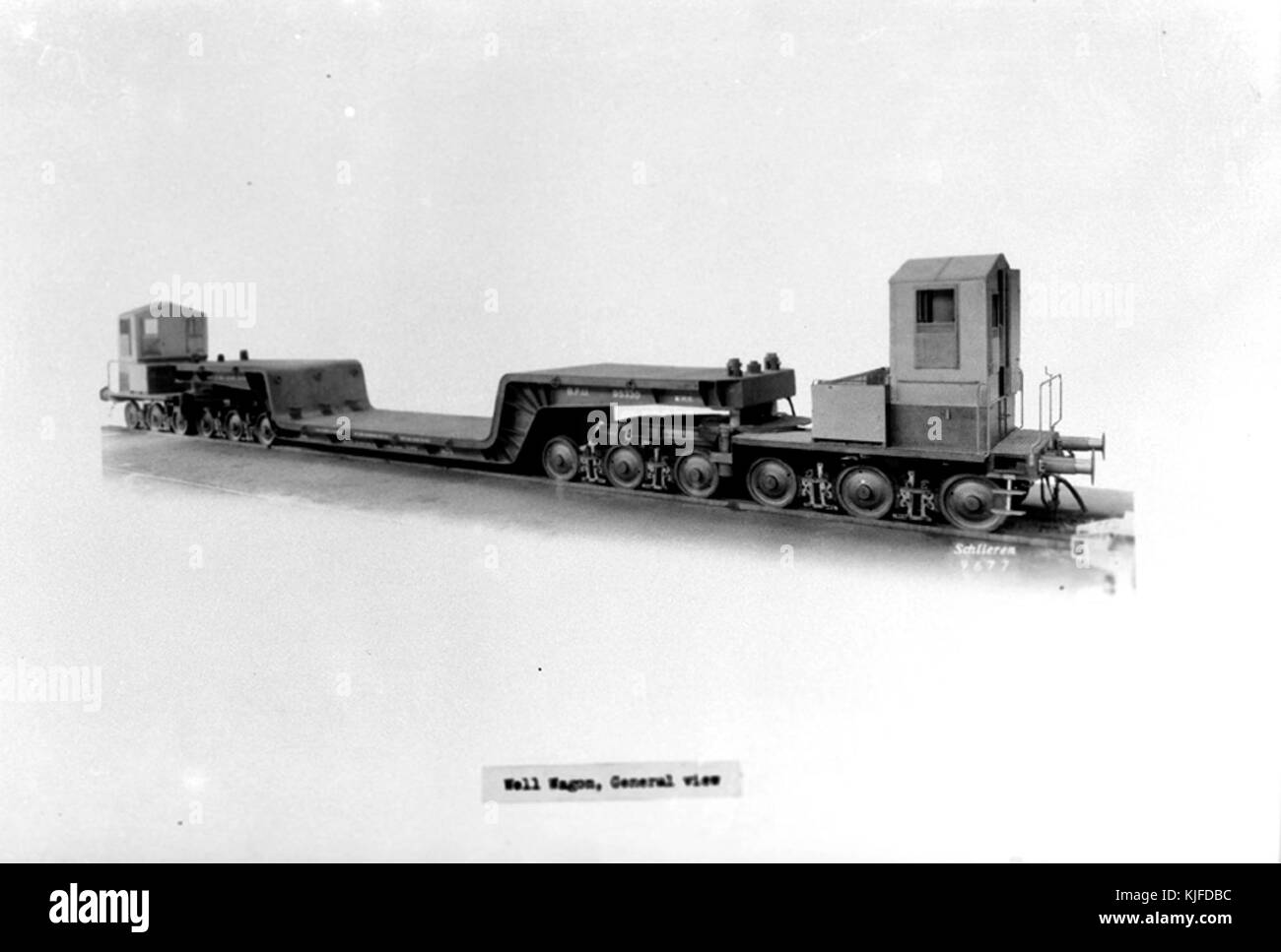 An Indian Railway wagon capable of carrying a load of 130 tons Stock