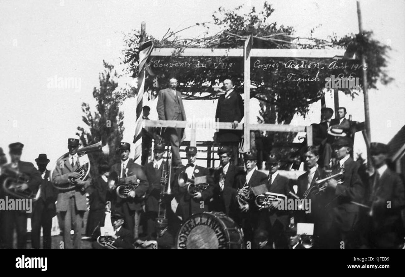 Convention nationale acadienne 1913 Tignish Stock Photo Alamy