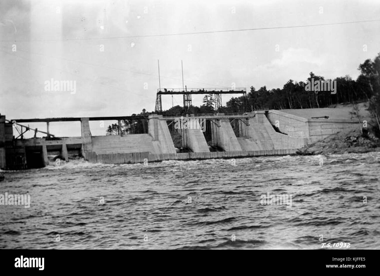 Saint Narcisse construction 1926 Stock Photo Alamy