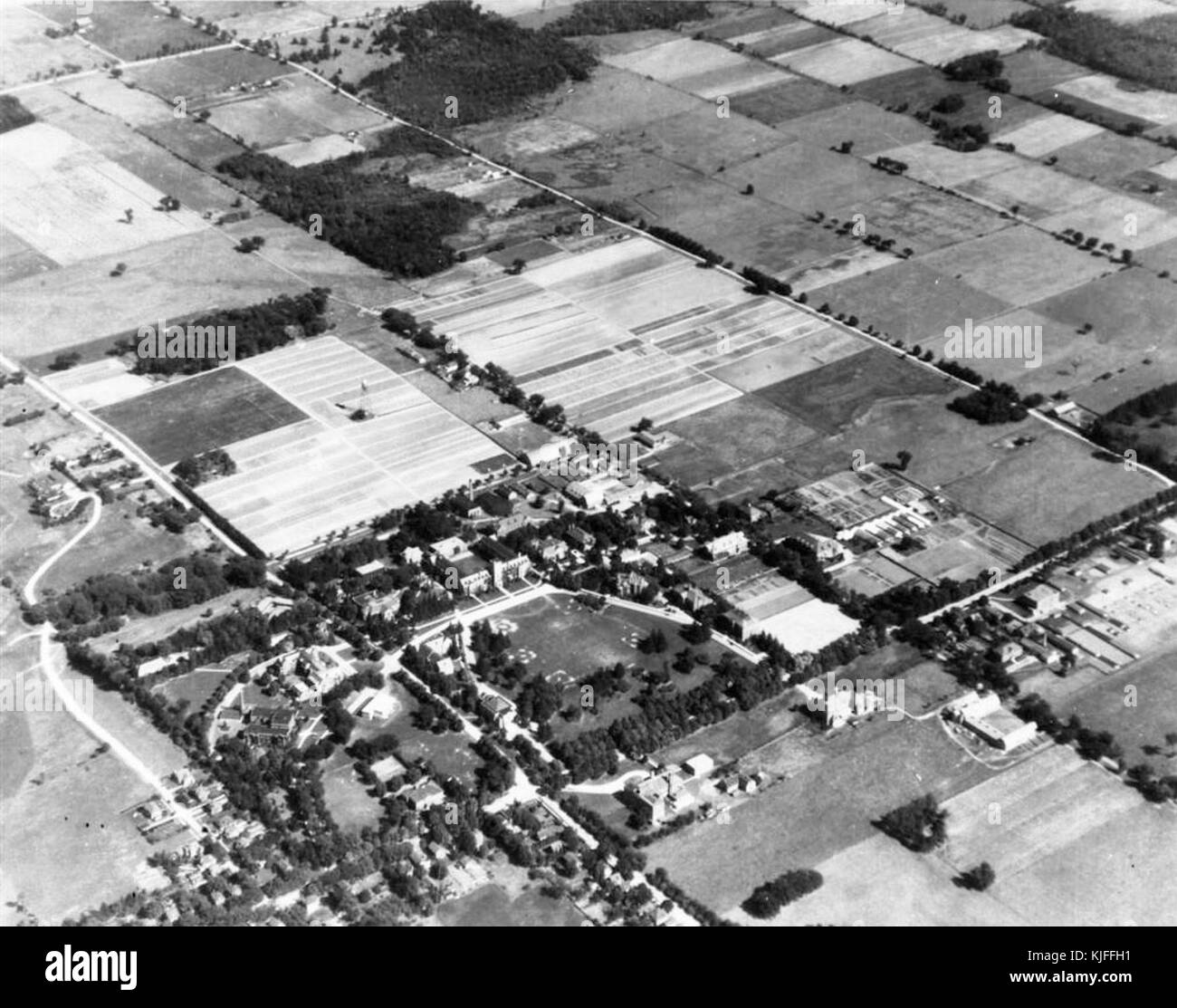 RCAF Guelph Aerial View Stock Photo