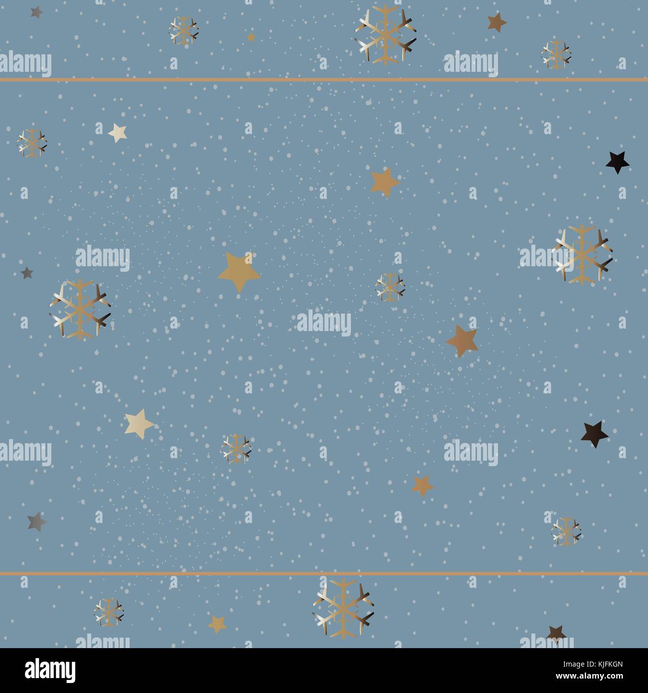 Frame on dotted background with snowflakes and stars. vector ...