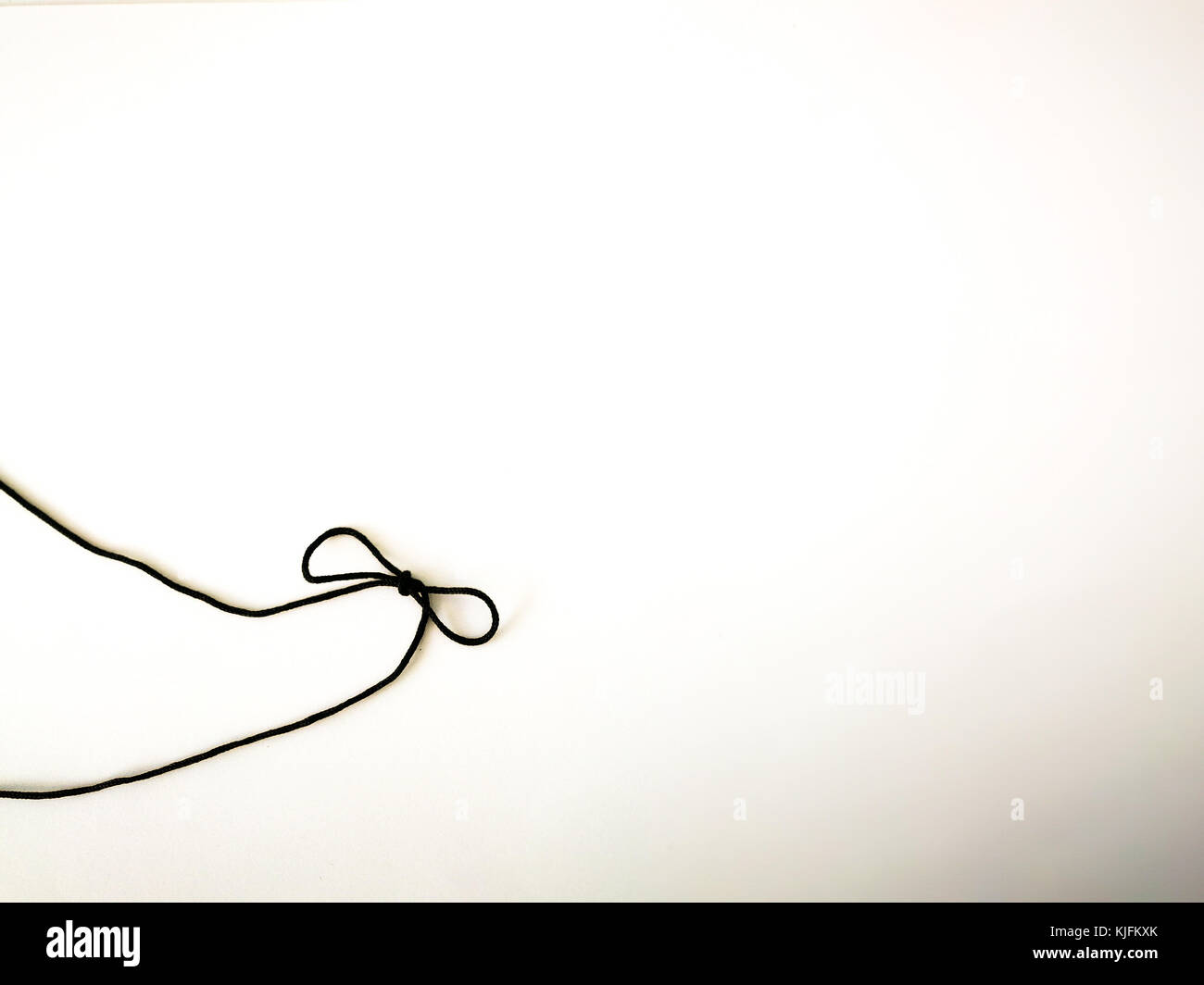 Noose on black background hi-res stock photography and images - Alamy