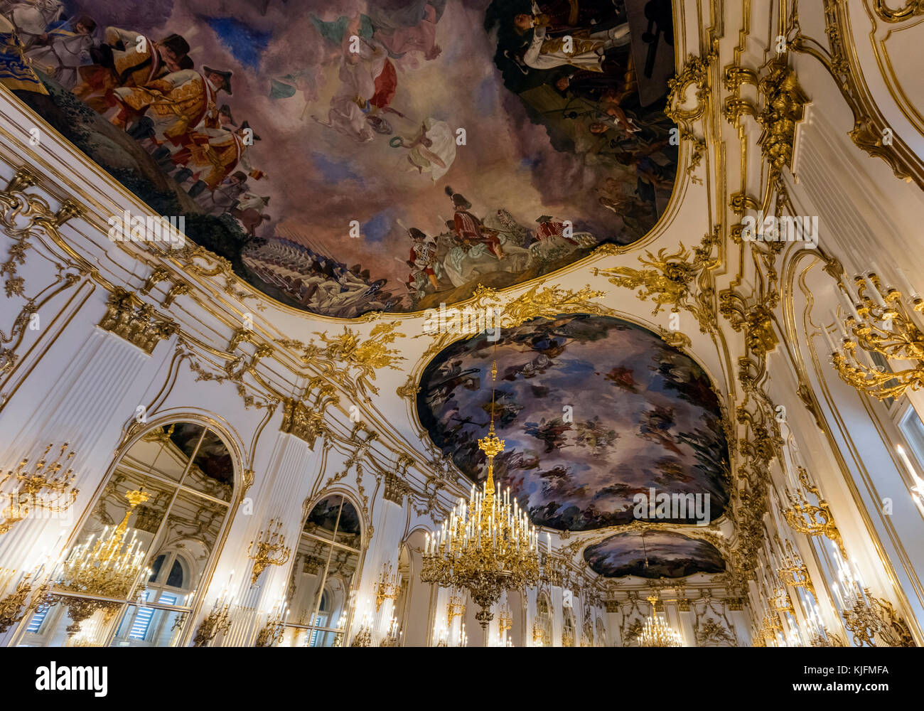 Schönbrunn palace, Vienna Stock Photo