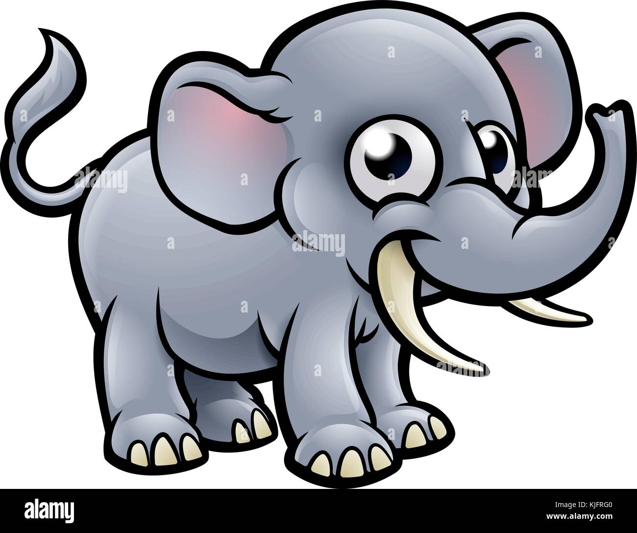 Cartoon Elephant Character Stock Vector Image & Art - Alamy