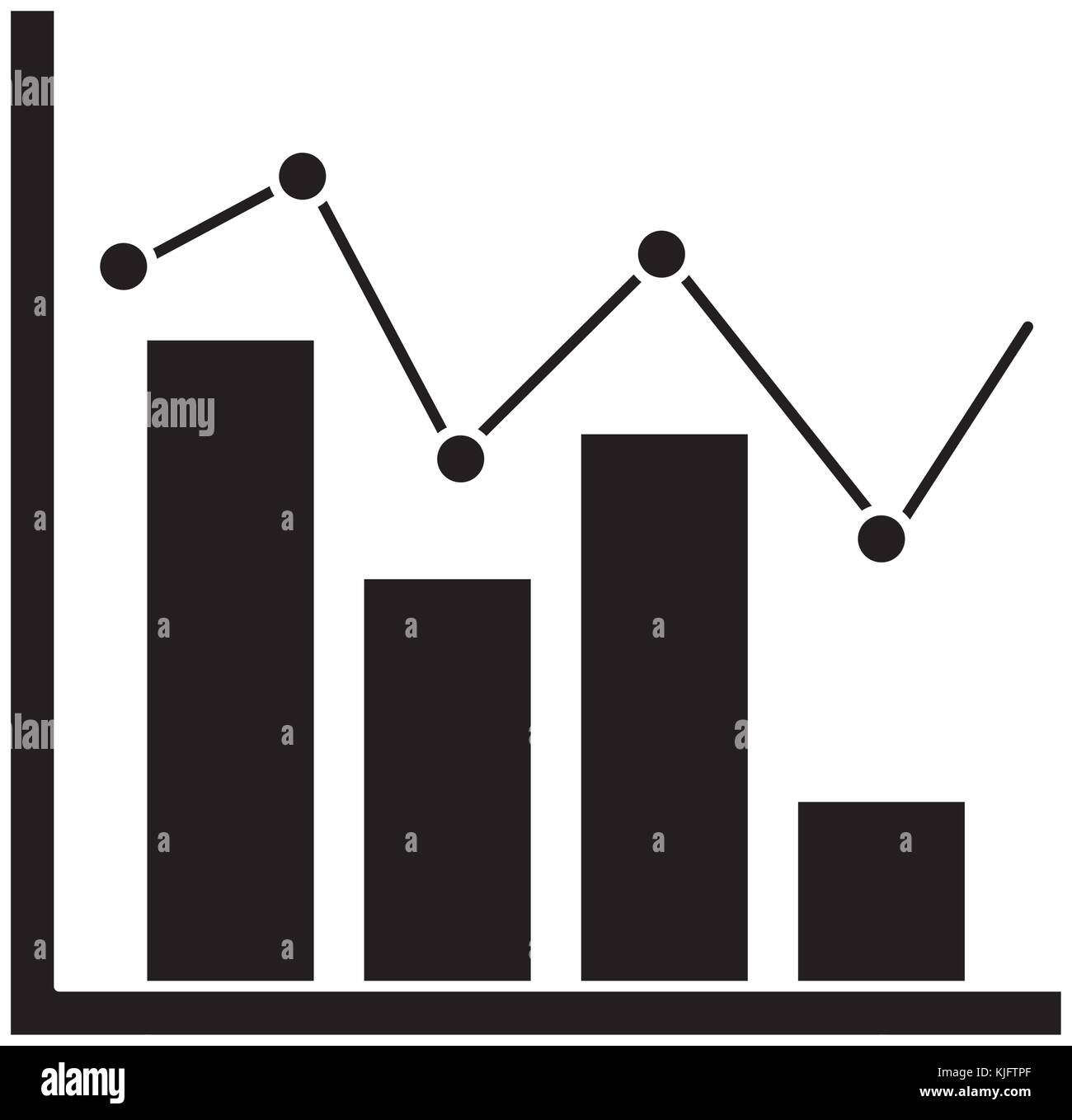 graph chart icon image Stock Vector Image & Art - Alamy
